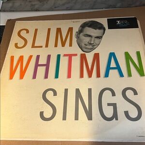 Slim Whitman Sings Colorful Album Cover